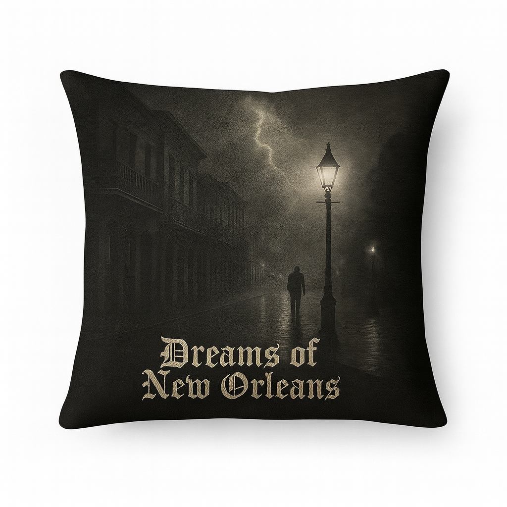 Midnight in New Orleans Pillow